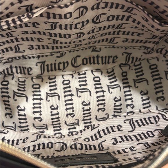 Juicy Couture (NWT) Quilted Black Juicy Puff Half Moon Crossbody Bag - Picture 10 of 14